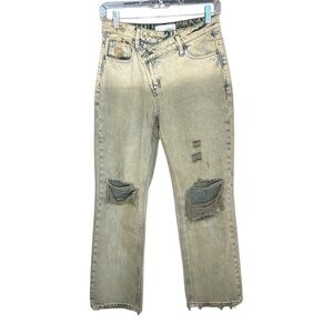 NWT VERVET Women's Beverley Acid Wash Ombre Jeans Sz 25